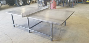 The Welding Shop Calgary Solid Metal Ping Pong Table