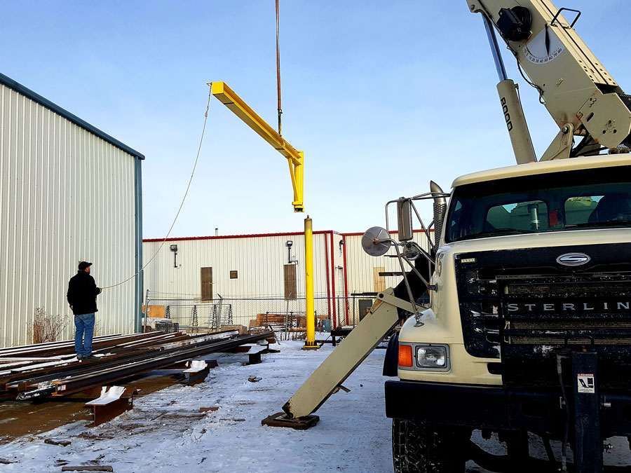 Structural Steel Yard Upgrade | The Welding Shop Calgary