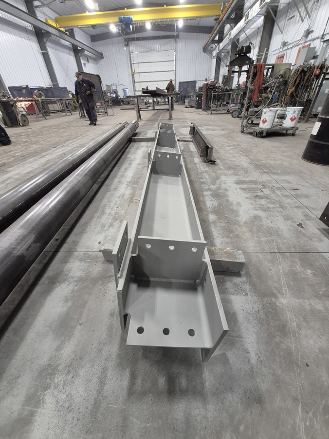 Tent Poles for Calgary Zoo Leopard Enclosure