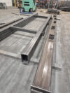 Structural Steel Beams for containing cable runs.